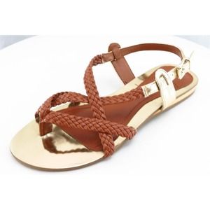 BCBGeneration Sz 5.5 M Brown‎ Strappy Synthetic Women Sandals Alabama